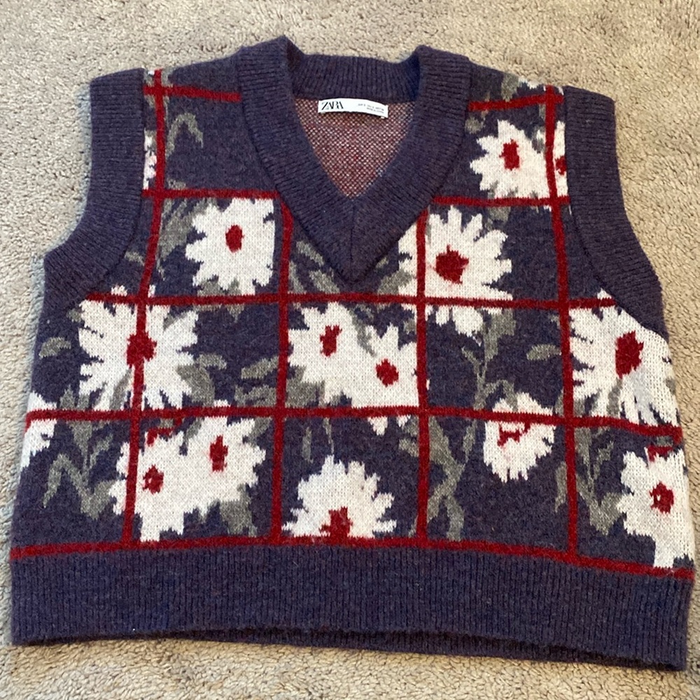 Zara sweater vest